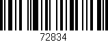 Código de barras (EAN, GTIN, SKU, ISBN): '72834'