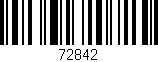 Código de barras (EAN, GTIN, SKU, ISBN): '72842'