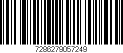 Código de barras (EAN, GTIN, SKU, ISBN): '7286279057249'