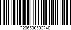 Código de barras (EAN, GTIN, SKU, ISBN): '7286598503748'