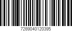 Código de barras (EAN, GTIN, SKU, ISBN): '7289040120395'