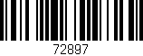 Código de barras (EAN, GTIN, SKU, ISBN): '72897'