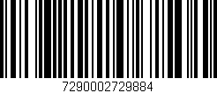 Código de barras (EAN, GTIN, SKU, ISBN): '7290002729884'