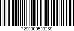 Código de barras (EAN, GTIN, SKU, ISBN): '7290003536269'