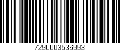 Código de barras (EAN, GTIN, SKU, ISBN): '7290003536993'