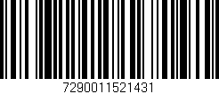Código de barras (EAN, GTIN, SKU, ISBN): '7290011521431'