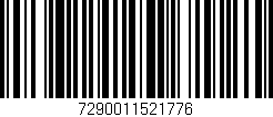 Código de barras (EAN, GTIN, SKU, ISBN): '7290011521776'