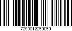 Código de barras (EAN, GTIN, SKU, ISBN): '7290012253058'