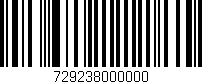 Código de barras (EAN, GTIN, SKU, ISBN): '729238000000'