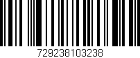 Código de barras (EAN, GTIN, SKU, ISBN): '729238103238'