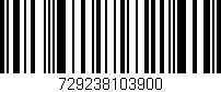 Código de barras (EAN, GTIN, SKU, ISBN): '729238103900'