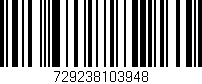 Código de barras (EAN, GTIN, SKU, ISBN): '729238103948'