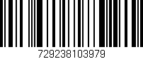 Código de barras (EAN, GTIN, SKU, ISBN): '729238103979'