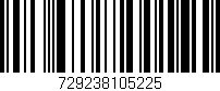 Código de barras (EAN, GTIN, SKU, ISBN): '729238105225'