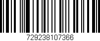 Código de barras (EAN, GTIN, SKU, ISBN): '729238107366'