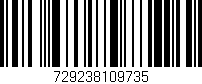 Código de barras (EAN, GTIN, SKU, ISBN): '729238109735'