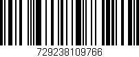 Código de barras (EAN, GTIN, SKU, ISBN): '729238109766'