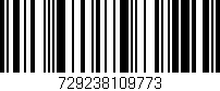 Código de barras (EAN, GTIN, SKU, ISBN): '729238109773'