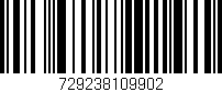 Código de barras (EAN, GTIN, SKU, ISBN): '729238109902'