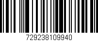 Código de barras (EAN, GTIN, SKU, ISBN): '729238109940'
