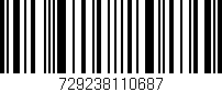 Código de barras (EAN, GTIN, SKU, ISBN): '729238110687'