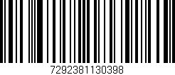 Código de barras (EAN, GTIN, SKU, ISBN): '7292381130398'
