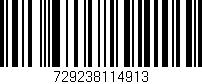 Código de barras (EAN, GTIN, SKU, ISBN): '729238114913'