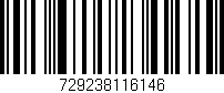 Código de barras (EAN, GTIN, SKU, ISBN): '729238116146'