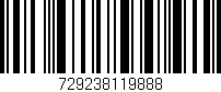 Código de barras (EAN, GTIN, SKU, ISBN): '729238119888'