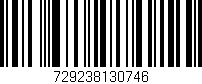 Código de barras (EAN, GTIN, SKU, ISBN): '729238130746'