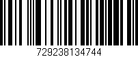 Código de barras (EAN, GTIN, SKU, ISBN): '729238134744'