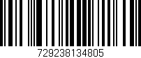 Código de barras (EAN, GTIN, SKU, ISBN): '729238134805'