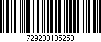 Código de barras (EAN, GTIN, SKU, ISBN): '729238135253'