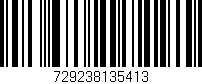 Código de barras (EAN, GTIN, SKU, ISBN): '729238135413'