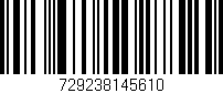 Código de barras (EAN, GTIN, SKU, ISBN): '729238145610'
