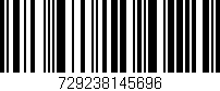 Código de barras (EAN, GTIN, SKU, ISBN): '729238145696'