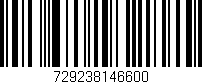Código de barras (EAN, GTIN, SKU, ISBN): '729238146600'