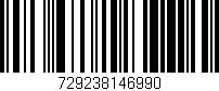 Código de barras (EAN, GTIN, SKU, ISBN): '729238146990'
