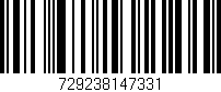 Código de barras (EAN, GTIN, SKU, ISBN): '729238147331'