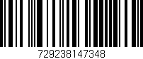 Código de barras (EAN, GTIN, SKU, ISBN): '729238147348'