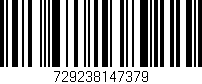 Código de barras (EAN, GTIN, SKU, ISBN): '729238147379'