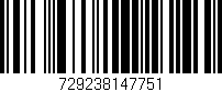 Código de barras (EAN, GTIN, SKU, ISBN): '729238147751'