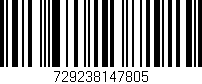Código de barras (EAN, GTIN, SKU, ISBN): '729238147805'