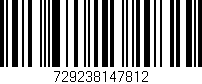 Código de barras (EAN, GTIN, SKU, ISBN): '729238147812'