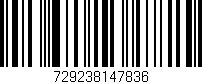 Código de barras (EAN, GTIN, SKU, ISBN): '729238147836'
