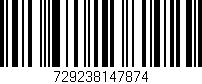 Código de barras (EAN, GTIN, SKU, ISBN): '729238147874'