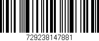 Código de barras (EAN, GTIN, SKU, ISBN): '729238147881'