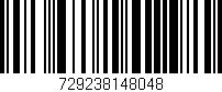 Código de barras (EAN, GTIN, SKU, ISBN): '729238148048'
