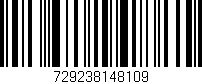 Código de barras (EAN, GTIN, SKU, ISBN): '729238148109'