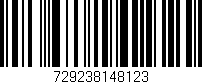Código de barras (EAN, GTIN, SKU, ISBN): '729238148123'